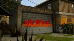 Grove CJ Garage Graffiti v1 para GTA San Andreas Definitive Edition
