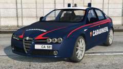 Alfa Romeo 159 Carabinieri (939A) Oxford Blue [Add-On] para GTA 5