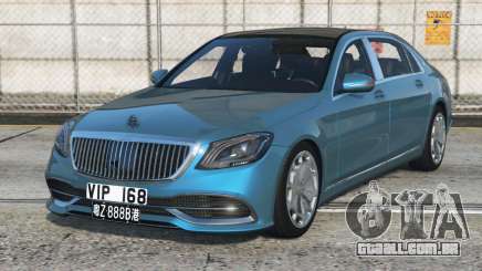 Mercedes-Maybach S 680 Rich Electric Blue [Add-On] para GTA 5