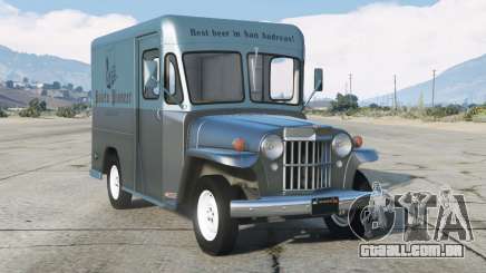 Willys Jeep Economy Delivery Truck Sonic Silver [Replace] para GTA 5