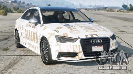 Audi A3 Sedan Desert Sand para GTA 5