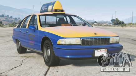 Chevrolet Caprice Taxi Mustard [Replace] para GTA 5