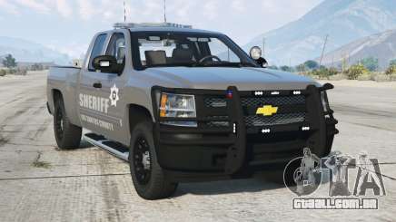 Chevrolet Silverado Pickup Police Suva Gray [Add-On] para GTA 5