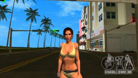 Lara Croft Yellow Bikini para GTA Vice City