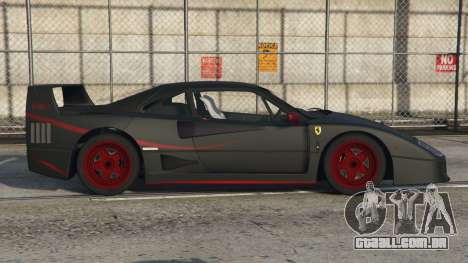 Ferrari F40 Gunmetal