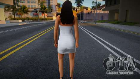 Girl White Dress para GTA San Andreas