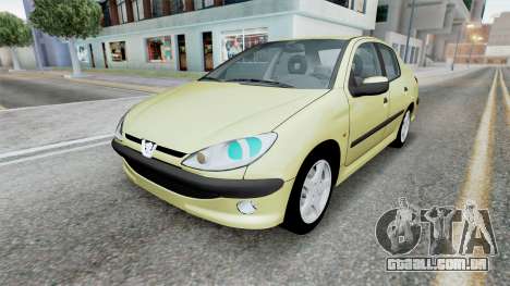 Peugeot 206 SD Pine Glade para GTA San Andreas