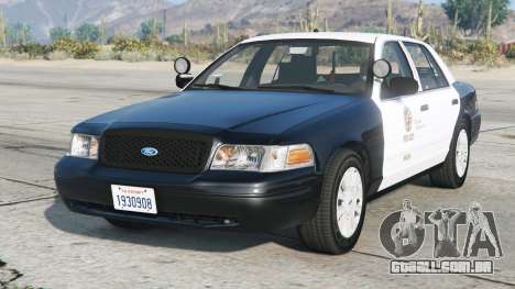 Ford Crown Victoria LAPD Eerie Black