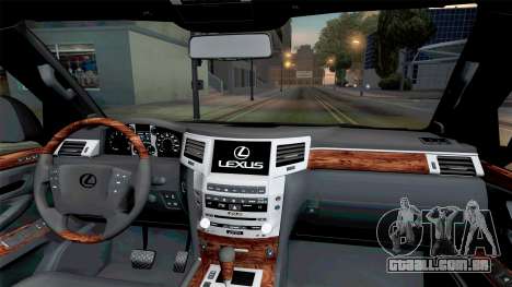 Lexus LX 570 (URJ200) para GTA San Andreas
