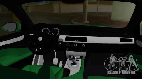 BMW M5 E60 TT Black Revel para GTA Vice City
