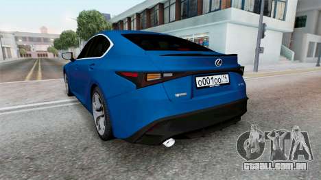 Lexus IS 350 F Sport 2020 para GTA San Andreas