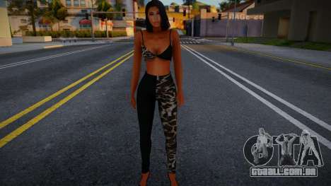 Sexy Brunette Girl v2 para GTA San Andreas