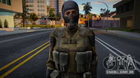 Metal Gear Solid V The Phantom Pain Masked Olive para GTA San Andreas