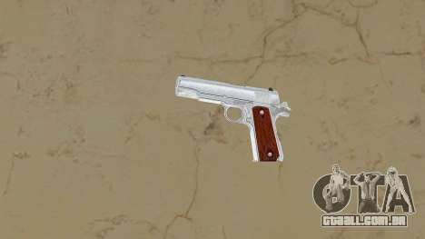 Colt 38 Super White para GTA Vice City