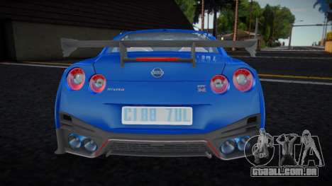 Nissan GT-R R35 Nismo Gonsalles para GTA San Andreas