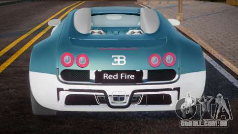 Bugatti Veyron Red Fire para GTA San Andreas