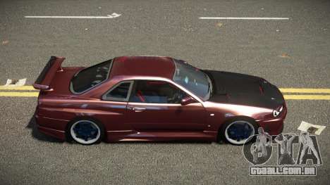 Nissan Skyline R34 GT-R XR para GTA 4