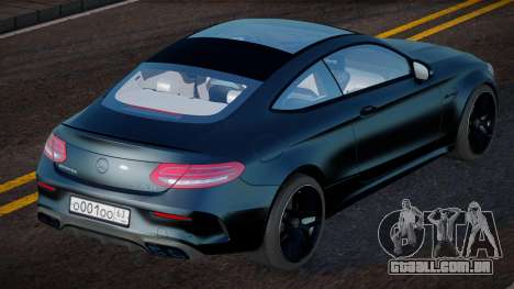 Mercedes-Benz C63s AMG Devo para GTA San Andreas