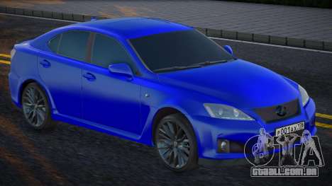 Lexus IS F Blue para GTA San Andreas