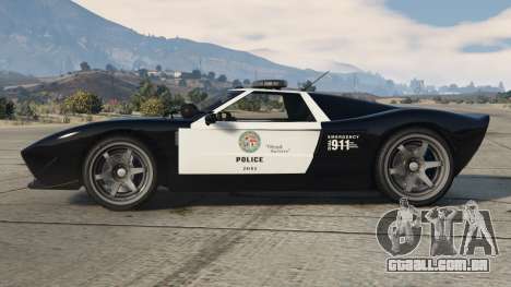 Vapid Bullet GT Police Eerie Black