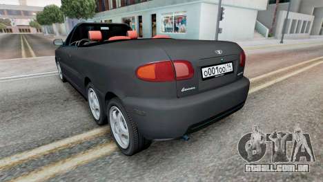 Daewoo Lanos 3-axle para GTA San Andreas