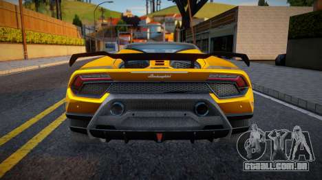Lamborghini Huracan Spyder Yellow para GTA San Andreas