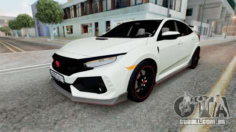 Honda Civic Type-R (FK8) Gainsboro para GTA San Andreas