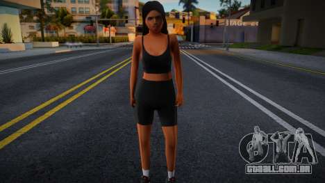 Black Outfit Girl para GTA San Andreas