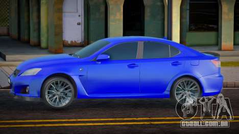 Lexus IS F Blue para GTA San Andreas