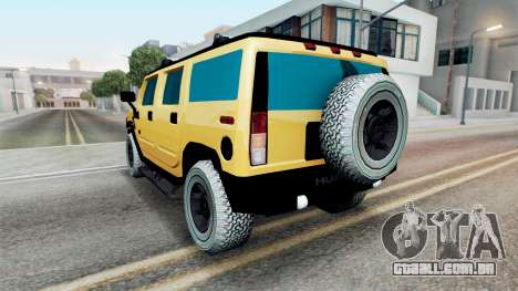 Hummer H2 Tacha para GTA San Andreas