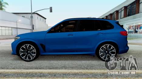 BMW X5 M Competition (F95) 2020 Bahama Blue para GTA San Andreas