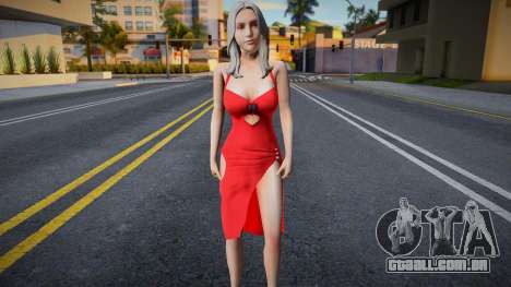 Eva Elfi em um vestido para GTA San Andreas