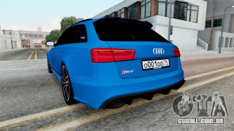 Audi RS 6 Avant (4G) para GTA San Andreas