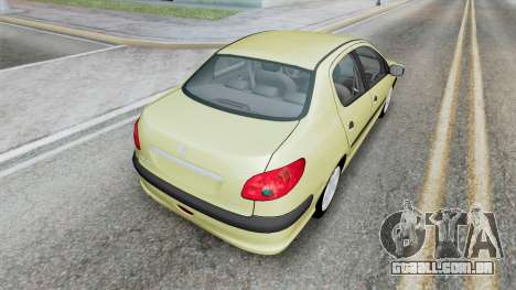 Peugeot 206 SD Pine Glade para GTA San Andreas