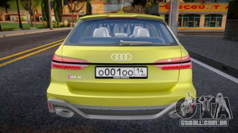 Audi RS6 C8 Diamond para GTA San Andreas