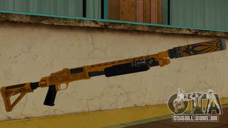 GTA V Shrewsbury Pump Luxe Camo Attachments para GTA Vice City