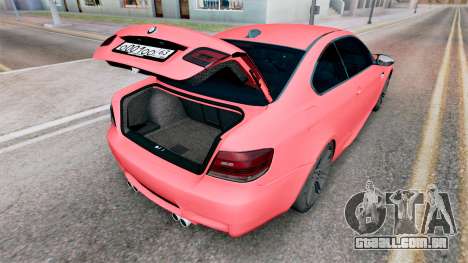 BMW M3 (E92) Tulip para GTA San Andreas