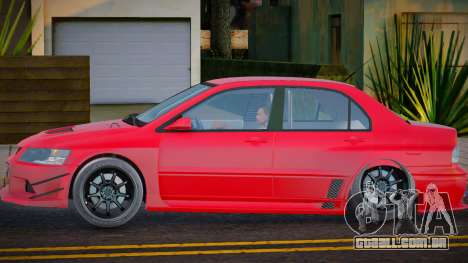 Mitsubishi Lancer Evolution Red para GTA San Andreas