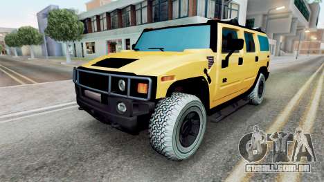 Hummer H2 Tacha para GTA San Andreas