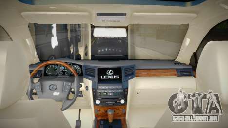 Lexus LX 570 INVADER Black para GTA San Andreas