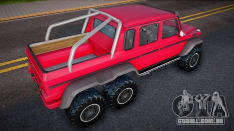 Mercedes-Benz G63 AMG 6x6 Jobo para GTA San Andreas