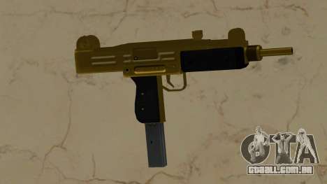 Gold SMG (Uzi) from GTA IV TBoGT para GTA Vice City