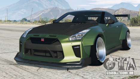 Nissan GT-R Wide Body (R35) Green Pea