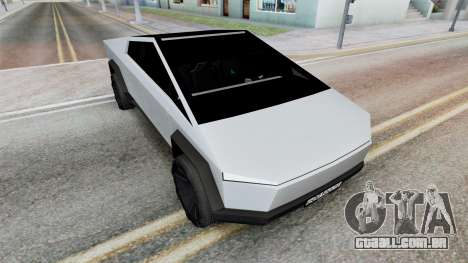 Tesla Cybertruck 2019 Light Gray para GTA San Andreas