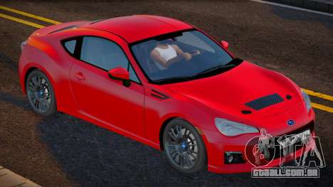 Subaru BRZ Red para GTA San Andreas