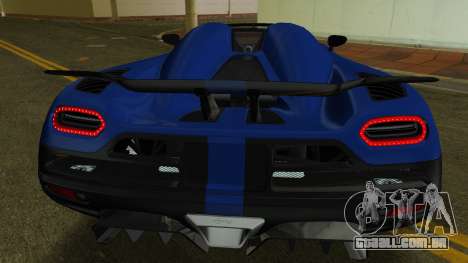 Koenigsegg Agera R Black Revel para GTA Vice City
