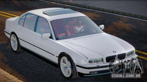 BMW L7 E38 White para GTA San Andreas