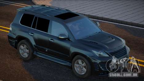 Lexus LX 570 INVADER Black para GTA San Andreas