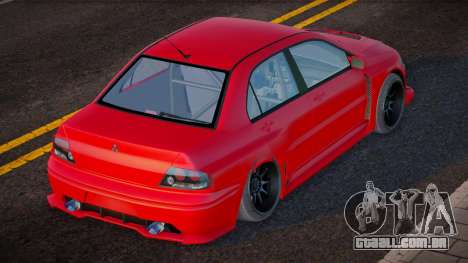 Mitsubishi Lancer Evolution Red para GTA San Andreas