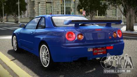 Nissan Skyline R34 SR V1.2 para GTA 4